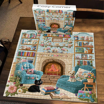 Accoglienti puzzle d'angolo puzzle 1000 pezzi